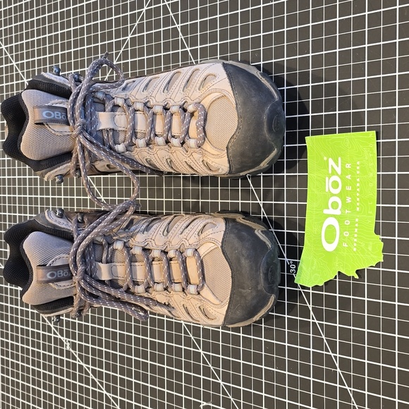 Size 8.5 Womens Oboz Tan & Natural Waterproof Hiking Boots - Picture 3 of 12